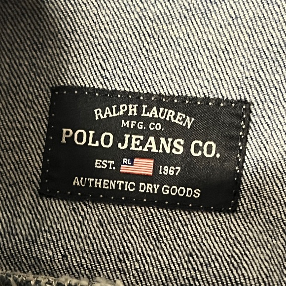 Ralph Lauren Polo Jeans Co. Denim Jacket Ladies Size Medium Style Julia - Picture 6 of 8